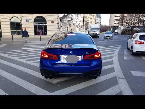 BMW M5 F90 Competition Remus Exhaust Sound In Warsaw
