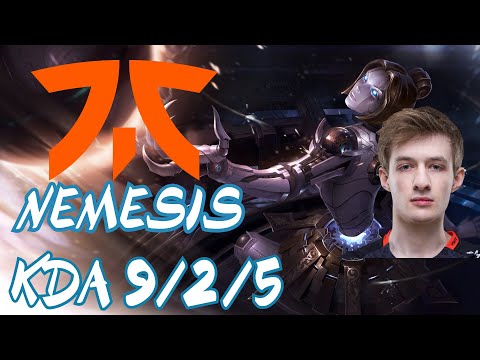 FNC Nemesis ORIANNA vs AKALI MID - EUW CHALLENGER - PATCH 10.10
