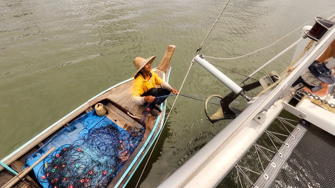 Ooops Tangled with a local Fisherman