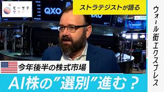 【モーサテサタデー】今年後半の株式市場　AI株の“選別”進む?