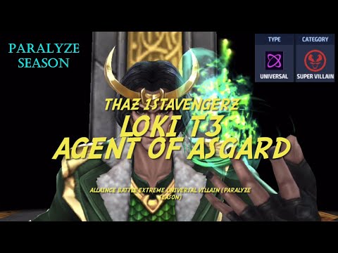 [ABX] Loki T3 Agent of Asgard - Universal Villain 9.7m+ (Paralyze Season)