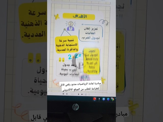 مبادرة الرياضيات / جدول الضرب متعة وابداع