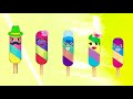 Rainbow Popsicles Finger Family Nursey Rhyme For Kids