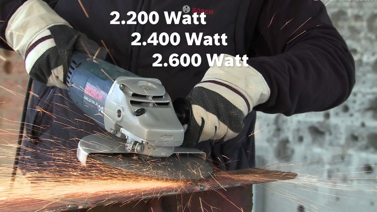 Углошлифовальная машина Bosch GWS 24-230 JH (0.601.884.203)  2400Вт 6500об/мин 230мм огр.пуск.тока