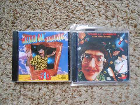 Weird Al In 3D and Dare To Be Stupid Cd Unboxings