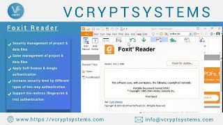 How to protect Foxit Reader  document files.