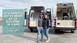 10 changes we've made to our van conversions over the years | VAN BUILD TIPS