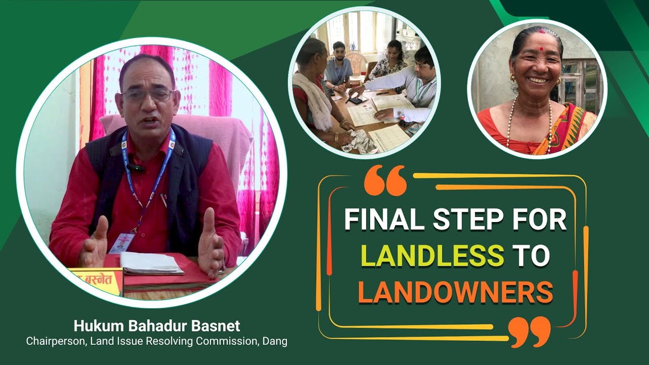 Towards Land to the Landless in Dang District || Remarks by Hukum Bahadur Basnet