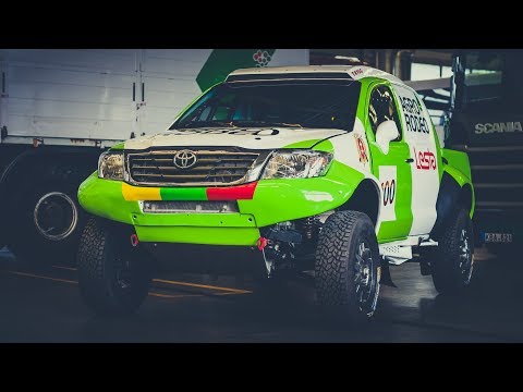 Dakar 2018: Toyota Hilux race car | Vaidotas Žala