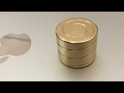 VORTECON Kinetic Desk Toy Rotates On MacBook Pro