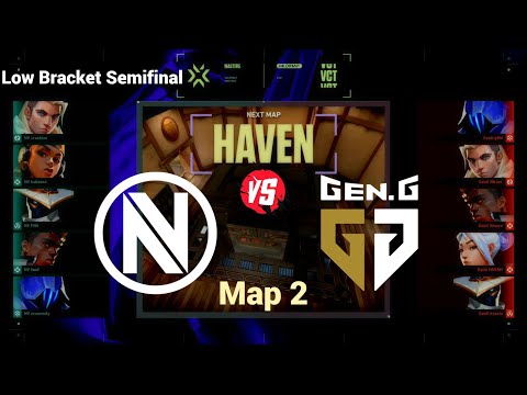 ENVY vs GENG Map 2 -  LOW BRACKET Semifinal Regional Masters NA