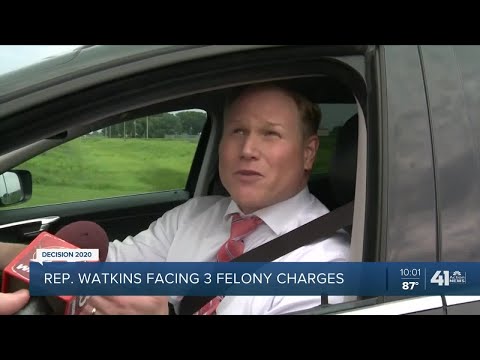 US Rep. Steve Watkins charged with 3 voting-related felonies