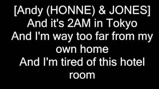 HONNE - No Place  Like Home ft. Jones  (Lyrics)