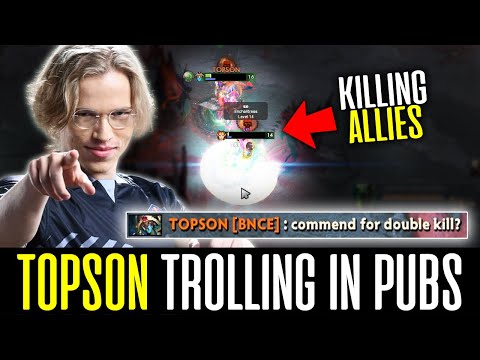Topson 18 Kills ORACLE in just 22 Minutes? - MEME-SON DOTA 2