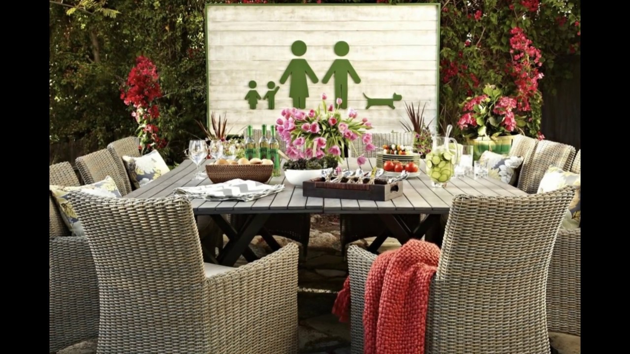 Wicker Dining Room Set