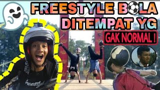 preview picture of video 'Freestyle Bola Ditempat yg GAK NORMAL !!!'