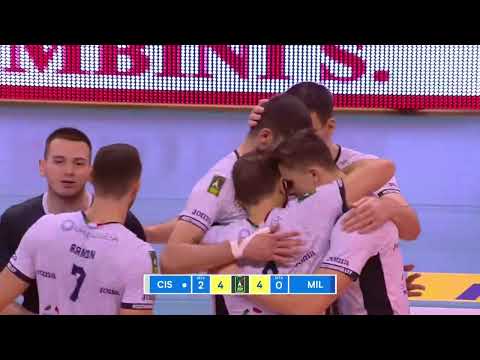Pavle Peric Top Plays from Cisterna Volley vs. Allianz Milano