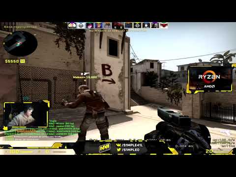 s1mple playing with NIP Lekr0 ranked!