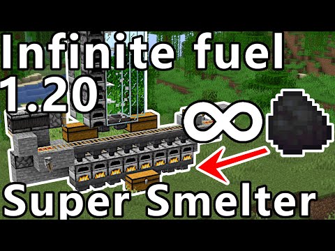 Infinite Fuel Super Smelter | Minecraft 1.20