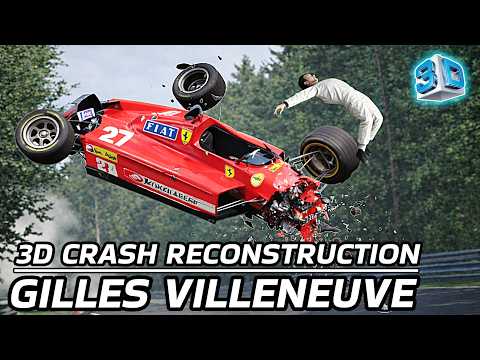 3D Reconstruction of Gilles Villeneuve’s F1 Fatal Crash.