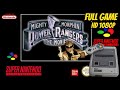 Mighty Morphin Power Rangers The Movie SNES Longplay Walkthrough Playthrough Full HD 60FPS