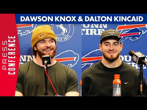 Dawson Knox, Dalton Kincaid: “Fun To Watch” After Bills Wild Card Win! | Buffalo Bills
