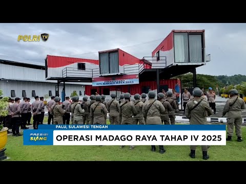 POLDA SULTENG PERPANJANG OPERASI MADAGO RAYA TAHAP IV 2025
