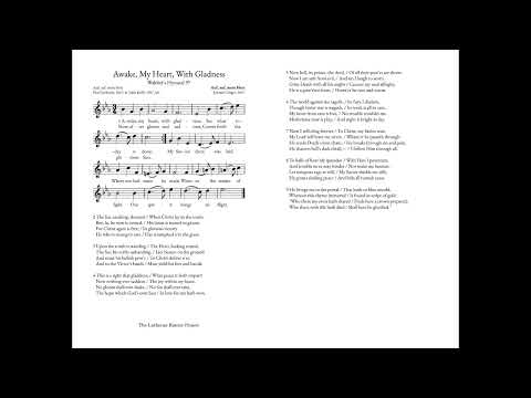 Awake, My Heart, With Gladness Piano Performance Video