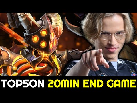 TOPSON Mid Clinkz 20min End Game No Mercy Dota 2