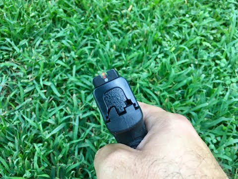 S\u0026W M\u0026P Shield Ameriglo I-Dot Night Sights Install and Review