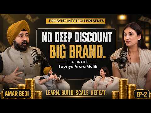 How Supriya Malik Built a ₹24 Cr Skincare Brand in 12 Months | Amar Bedi’s Scale Up Podcast Ep. 2