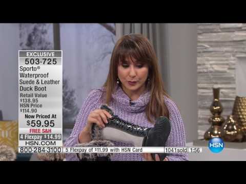 HSN | Boot Clearance featuring Sporto 01.14.2017 - 02 PM