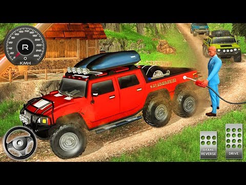 6x6 Offroad Jeep Driver Simulator - Pickup Truck SUV 2019 - Best Android GamePlay