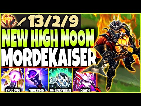 Darius met my MAX PEN MORDEKAISER MONSTROUS BUILD 🔥 LoL New High Noon Mordekaiser Skin s12 Gameplay