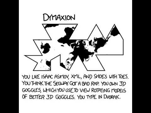 xkcd's "Map Projections", animated
