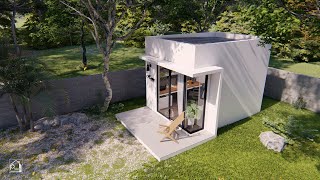 ZIRCON | SMALL OFFICE POD You Can Build in Your BACKYARD | 129sqft TINY Office