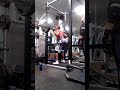 315 squats for 10 reps leg workout