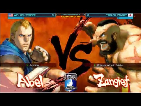 USFIV: WFX 801 Strider (AB) vs Itabashi Zangief (ZA) - True Challengers - CPT Costa Rica 2015
