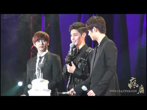 [Crazy501]110607 KHJ 1st Mini Album Break Down Showcase HJ&YS&KJ Part1