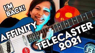 Video thumbnail for Squier Affinity Telecaster 2021 Unboxing! Lake Placid Blue by Bandforge