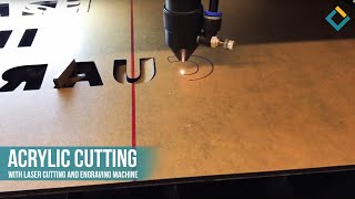 Acrylic Cutting with Laser cutting and engraving machine