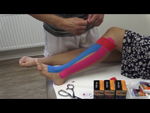 Podo Taping Concept© Wadenbein Blockade , Schmerzen unterschenkel außen und Wadenkrämpfe