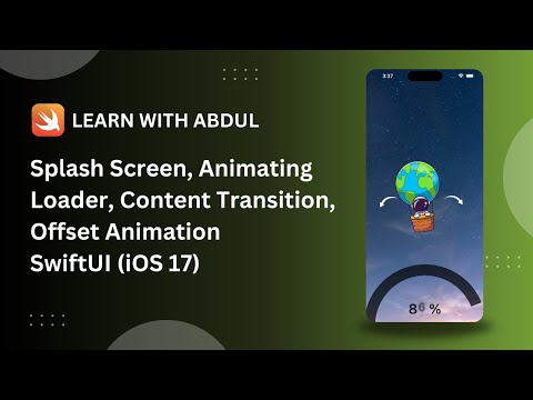 Custom Splash Screen with Offset Animation - SwiftUI (iOS 17)