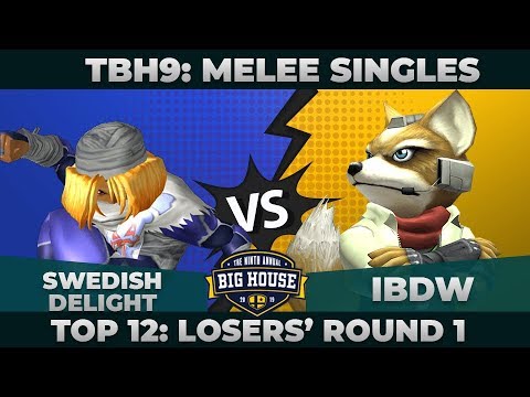 Swedish Delight vs iBDW - Top 8 Losers' Qualifiers: Melee Singles - TBH9 | Sheik vs Fox