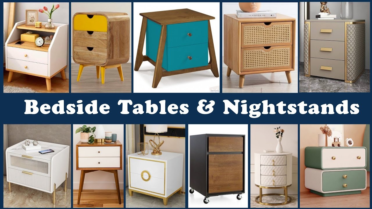 100+ Modern BEDSIDE TABLE Ideas for Your DREAM Bedroom 2026 | Nightstands Minimalist & Luxury 