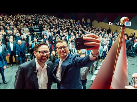 Mateusz Morawiecki and Daniel Obajtek met with the inhabitants of Dębica