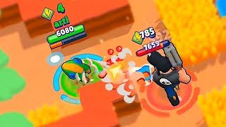 ГОРИТ ОТ КРЫС В ОДИНОЧНОМ СТОЛКНОВЕНИИ В BRAWL STARS!