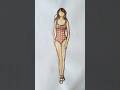 Bikini Dress Design Washi Tape Fashion Fashionstyle Art Viralvideo Shorts