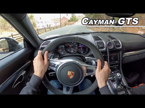 Porsche Cayman 981 GTS Therapy Drive - More Fun than a GT4? (POV Binaural Audio)