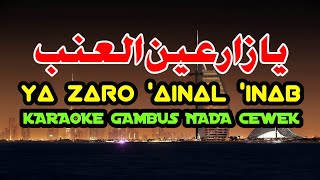 Download lagu YA ZARO 'AINAL 'INAB (KARAOKE)‼️Nada Cewek mp3